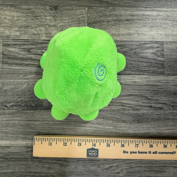 TeeTurtle Reversible Octopus Plush Toy Green Blue Mood Flip Happy Sad Face - Picture 5 of 5